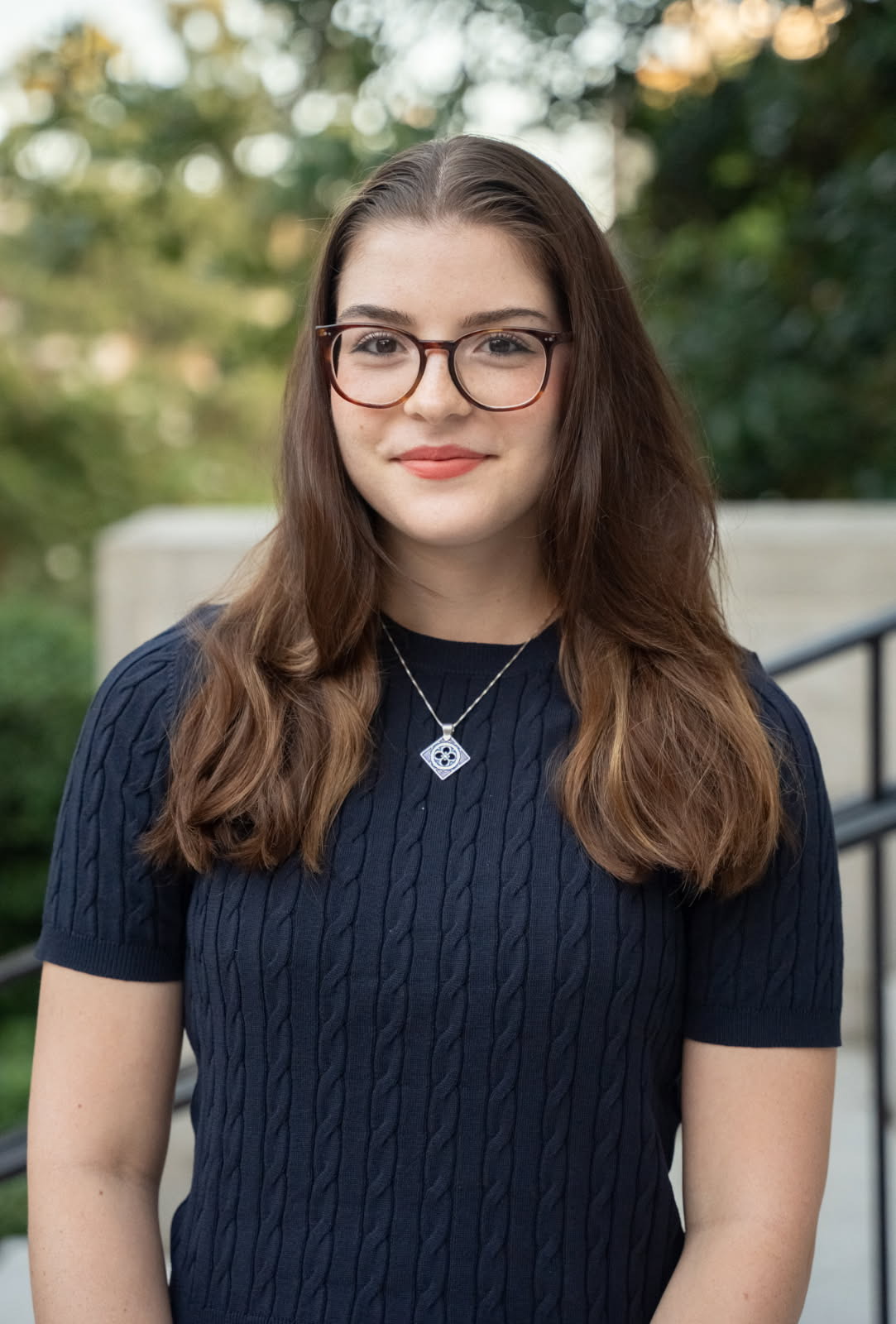 Nataly posing for a professional headshot